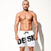 DESMIIT Loose Swim Shorts Beach Pants Trendy Light DESMIIT